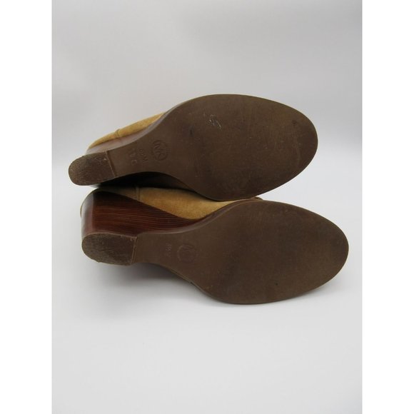 Michael Kors women's sheepskin suede lined wedge ankle boots 8.5 - Picture 7 of 12